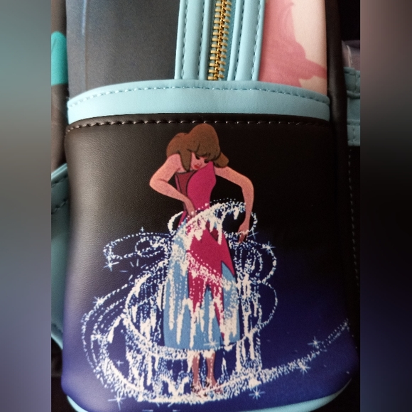 Cinderella scenes Loungefly mini backpack - Picture 5 of 8